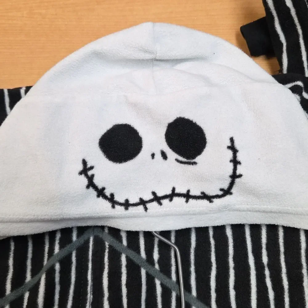 Nightmare Before‎ Christmas Jack Kid's Small 6/7Hooded Union Suit Pajama Costume - Picture 6 of 6